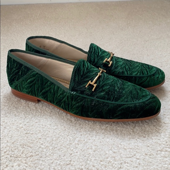 emerald green loafers